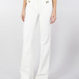 Pantaloni in cotone con fiocchi gioiello