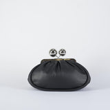 Borsa Nero Pasticcino Bag medium in nappa lucida MILVANEW 7 MAX MARA WEEKEND 
