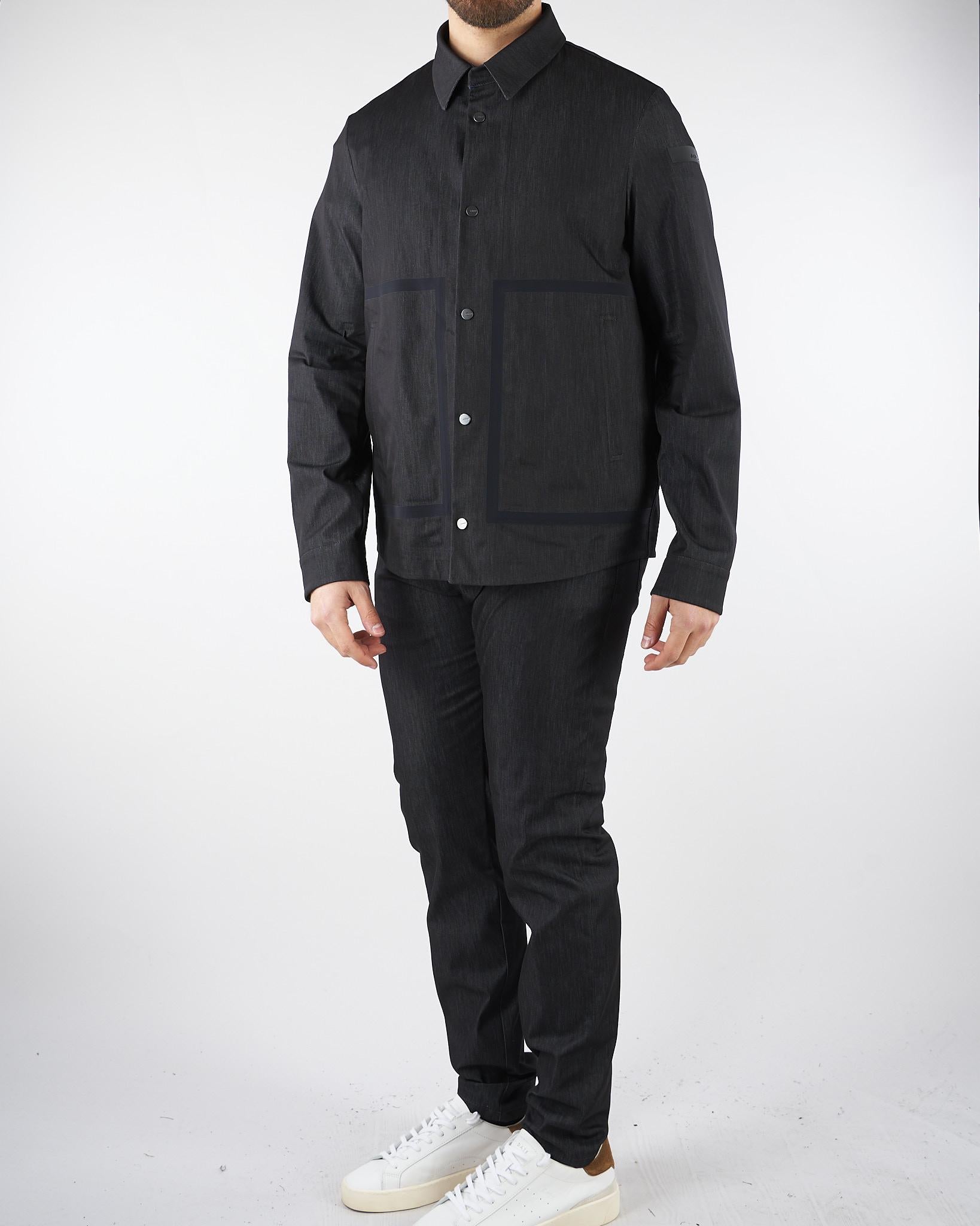 Giubbotto Nero Marina Overshirt Jkt 26017 10 RRD 