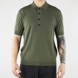 Polo Verde in maglia di viscosa LM26002 V009 LOW BRAND 