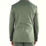 Abito Verde in tessuto Solaro monopetto 3832A3728253140 37 MANUEL RITZ 
