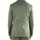 Abito Verde in tessuto Solaro monopetto 3832A3728253140 37 MANUEL RITZ 