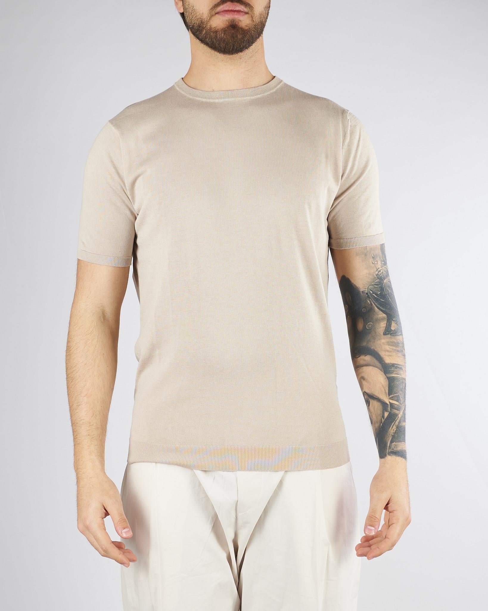 Maglia Beige in misto cotone e seta U0288M5208 15 UNGARO 