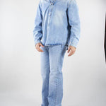 Jeans Flare in denim con fondo ampio FLAREL4/26 47 I'M BRIAN 