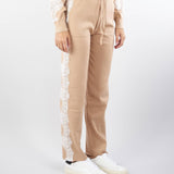 Pantalone in maglia con inserti in pizzo No Secrets