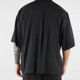 Camicia Nero in tessuto fluido Relaxed fit CA3626 9 I'M BRIAN 