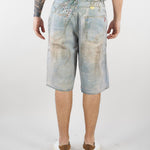 Bermuda stampati in Denim HTEM822002 315 ACUPUNCTURE 