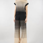 Pantalone Yoda Crema-Nero in maglia YODA 810 NENETTE 