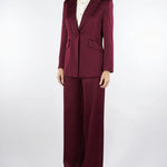Pantalone in satin Bordeaux WOLF 1 MARELLA 