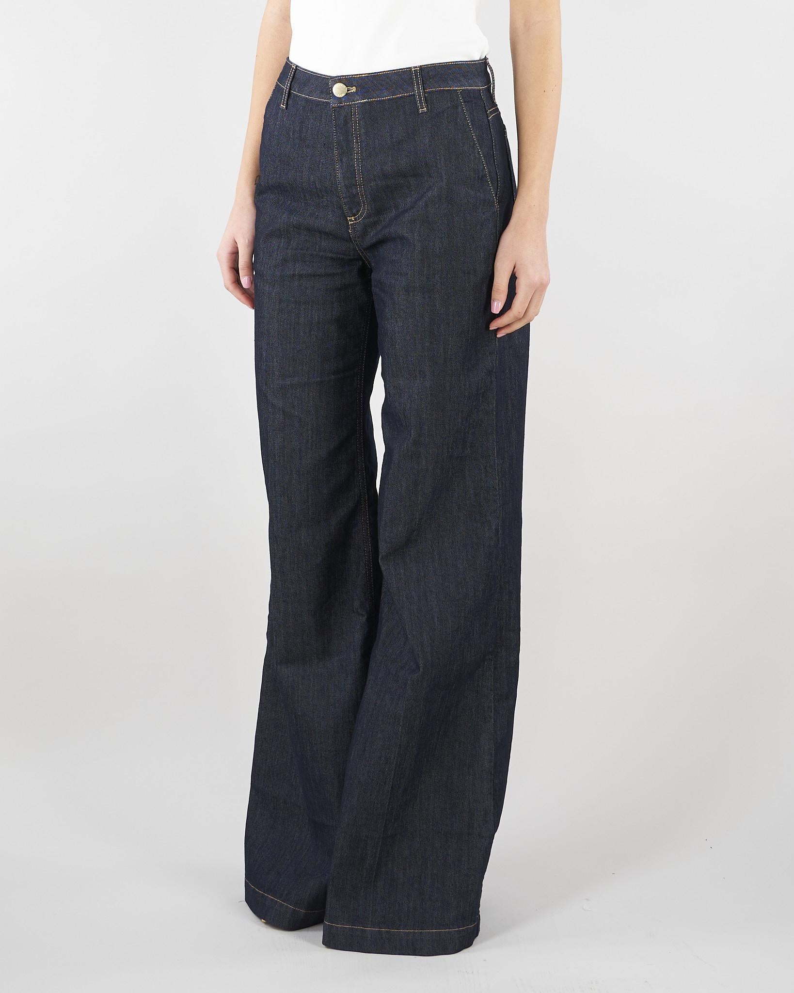 Jeans Elena Wide Leg Rinse DAB5162 47 VICOLO 