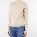 Maglia dolcevita Crema in pura lana e cashmere RI5NT001 1018 ICONA 