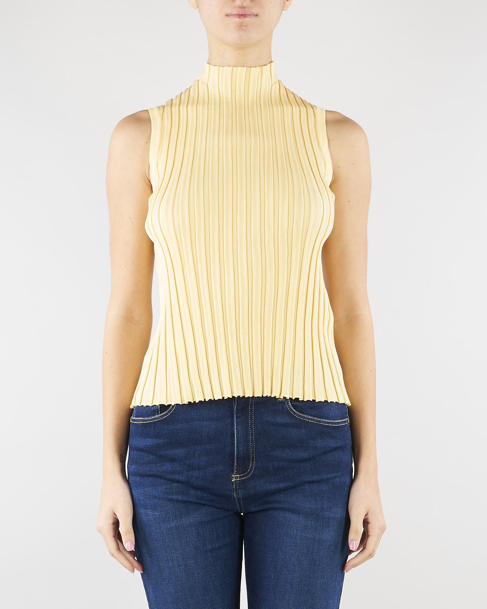 Maglia Giallo in filato di viscosa stretch WKDBAUTTA 3 MAX MARA WEEKEND 