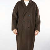 Cappotto Moro Oversize doppiopetto in pura lana B6F0026 69M AMARANTO 