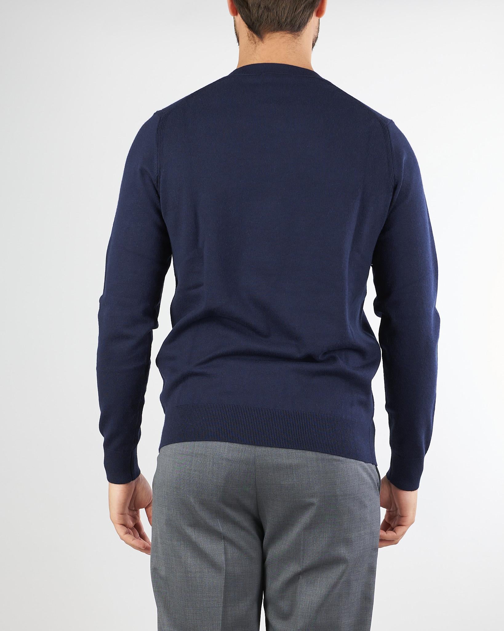 Maglia Blu in misto lana DK97001 89 DIKTAT 