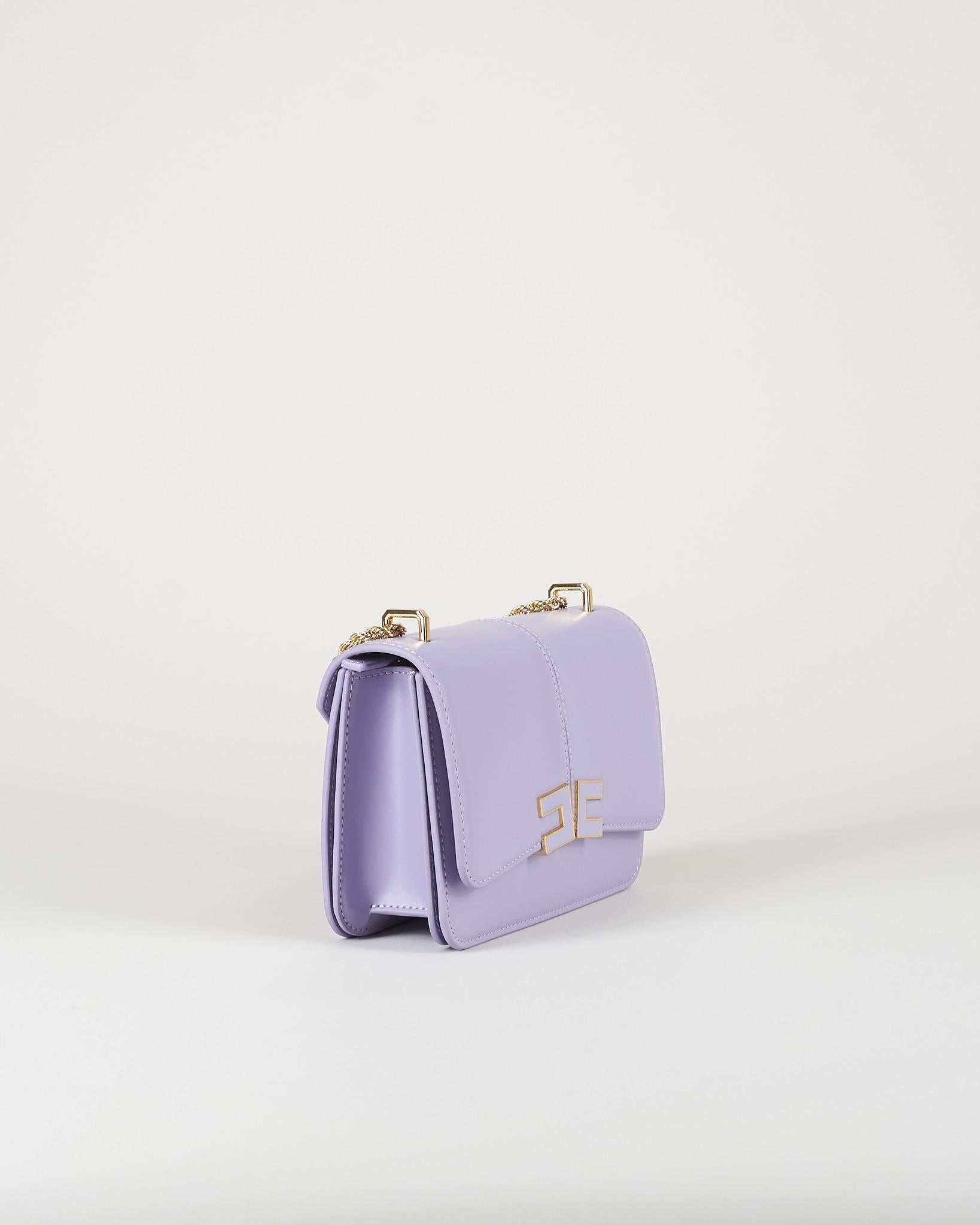 Borsa Lilla a tracolla con dettaglio logo BS91A61E2 EV7 ELISABETTA FRANCHI 