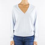 Maglia Starlight in pura lana, seta e cashmere con scollo a V MK34S57E2 EA7 ELISABETTA FRANCHI 