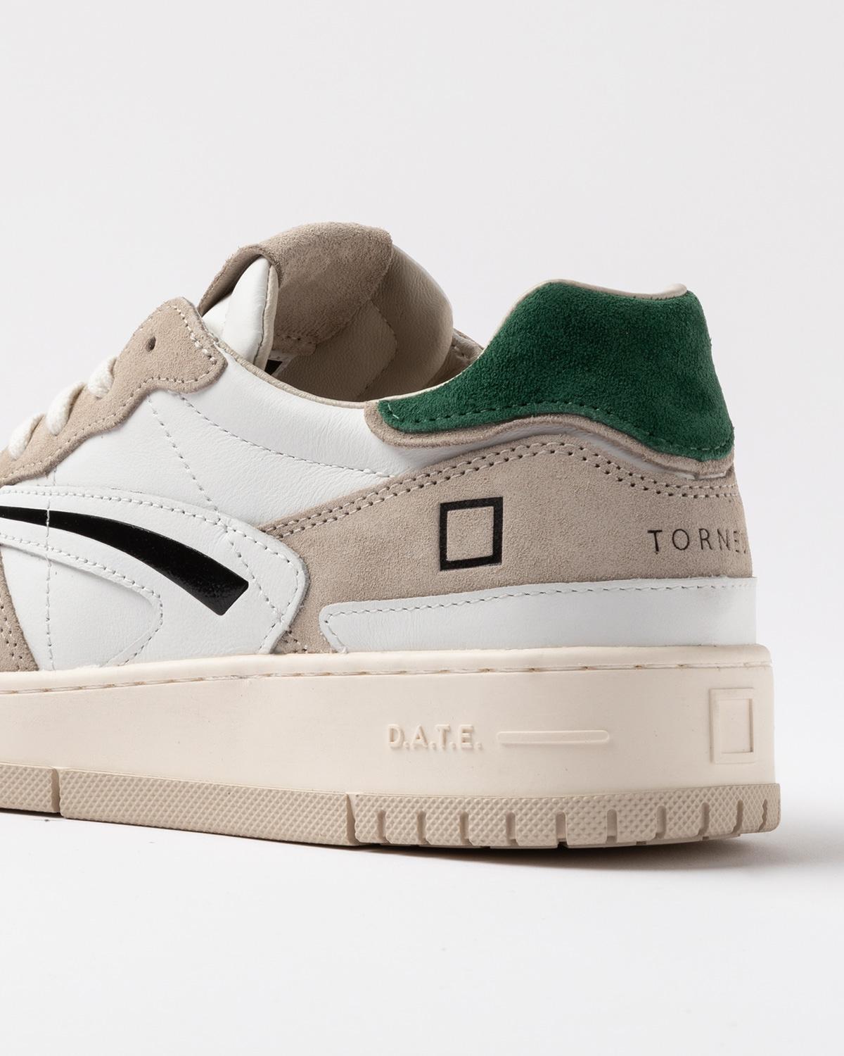 Sneakers Torneo Pure Calf White-Green M441TPCAWG WG DATE 