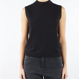 Top Nero in filato di viscosa stretch NAZIONE 14 MAX MARA WEEKEND 