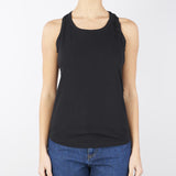 Top con pizzo e strass