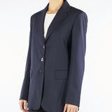 Blazer Blu in tela di lana NICE 8 MAX MARA STUDIO 