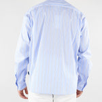 Camicia Celeste in cotone a righe CAU3DICI065B 30 3DICI 