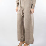 Pantalone Tortora in filato di lana e cachemire JOSEF 3 MAX MARA WEEKEND 