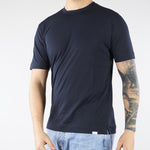 T-shirt Blu in cotone Supima DK17103 89 DIKTAT 