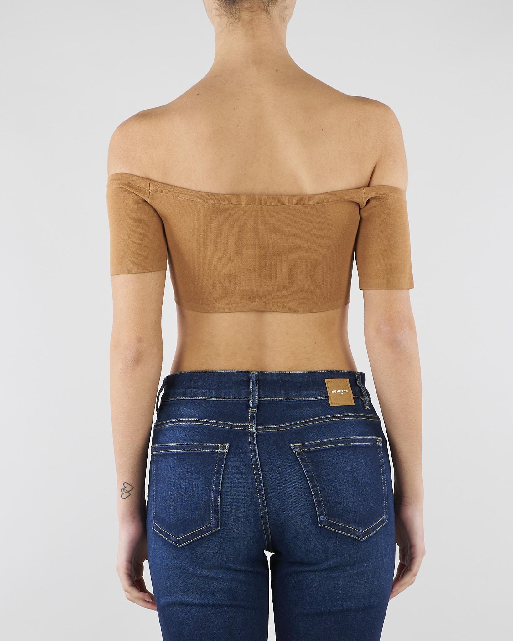 Top in maglia Daino TK86B62E2 AI6 ELISABETTA FRANCHI 