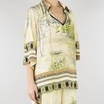Camcia Multicolor in seta viscosa stampata CA152770470161 071 SEVENTY 