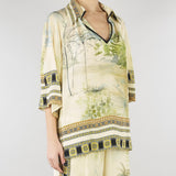 Camcia Multicolor in seta viscosa stampata CA152770470161 071 SEVENTY 