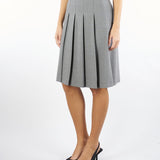 Gonna Grigio a pieghe in lana GIMMY 10 MAX MARA STUDIO 