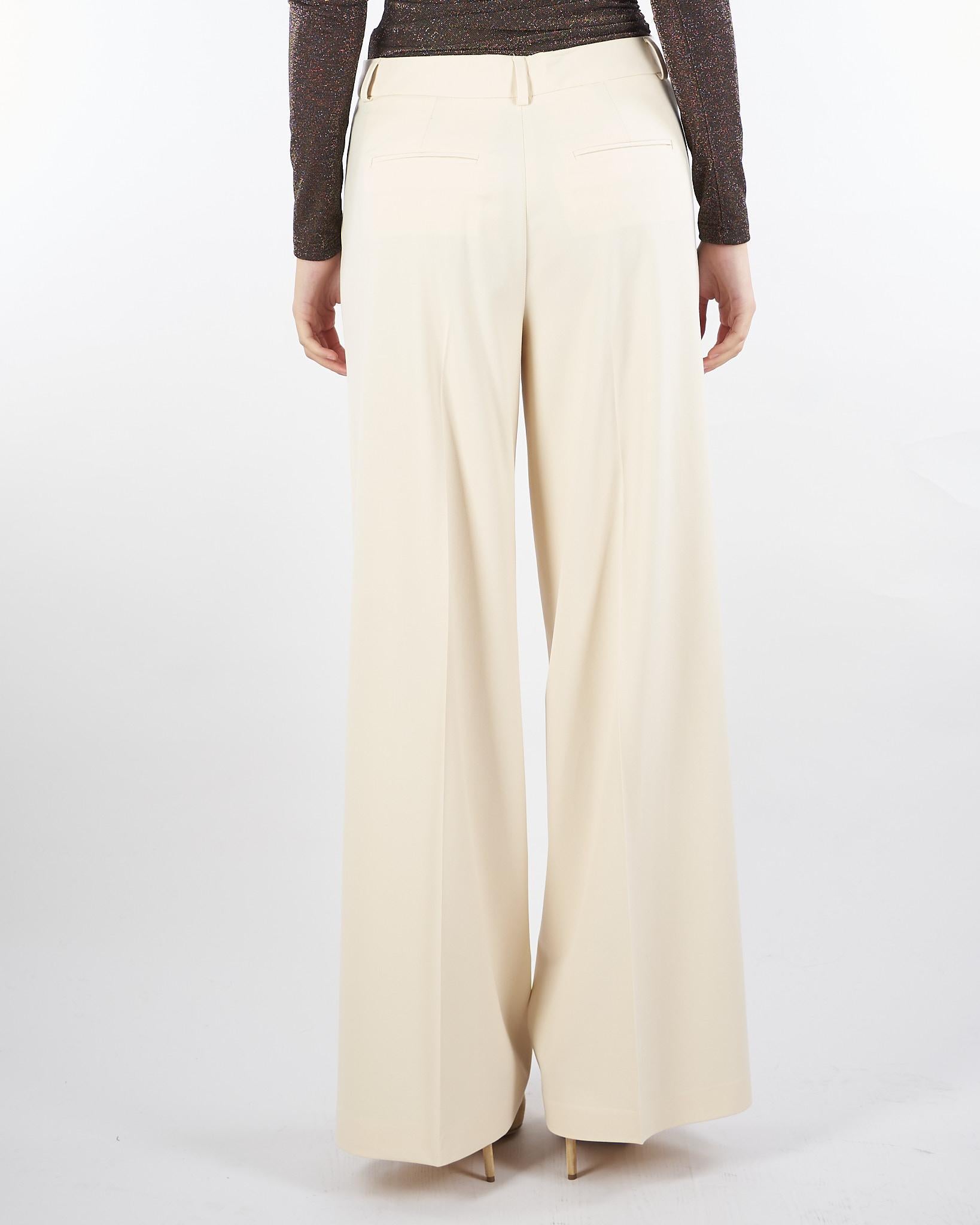 Pantaloni Burro ampi in flanella RF5090T5771 10110 BLUGIRL 