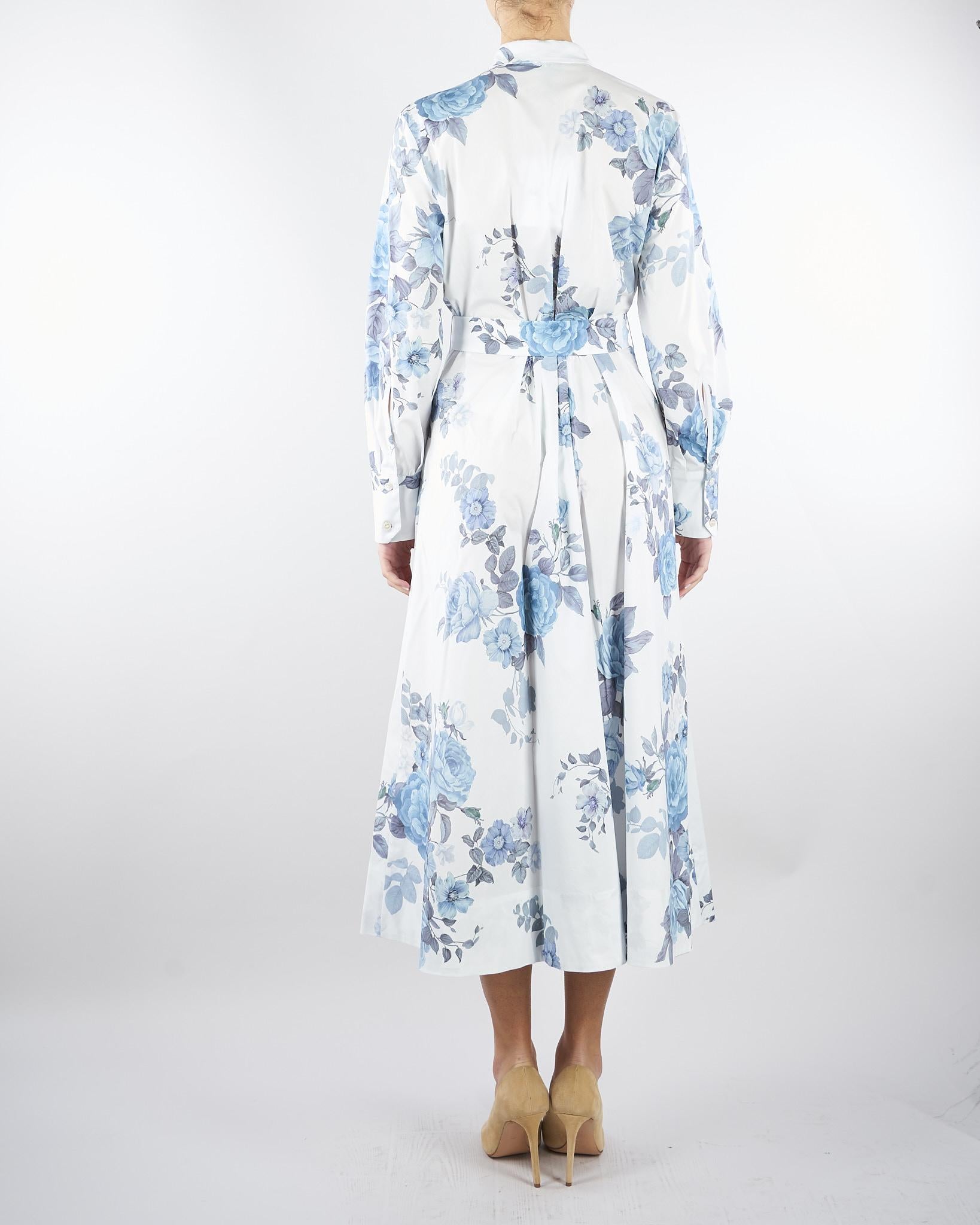 Chemisier Azzurro in popeline di cotone stretch MLLFORMICA 3 MARELLA 