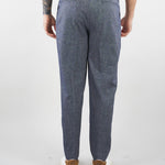 Pantalone Robin Blu in misto cotone e lino GC1PSS266901 E012 GOLDEN CRAFT 