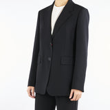 Blazer Nero monopetto in cady LINZ 1 MAX MARA STUDIO 