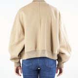 Bomber Beige in mista lana ZELANTE 63 MAX MARA WEEKEND 