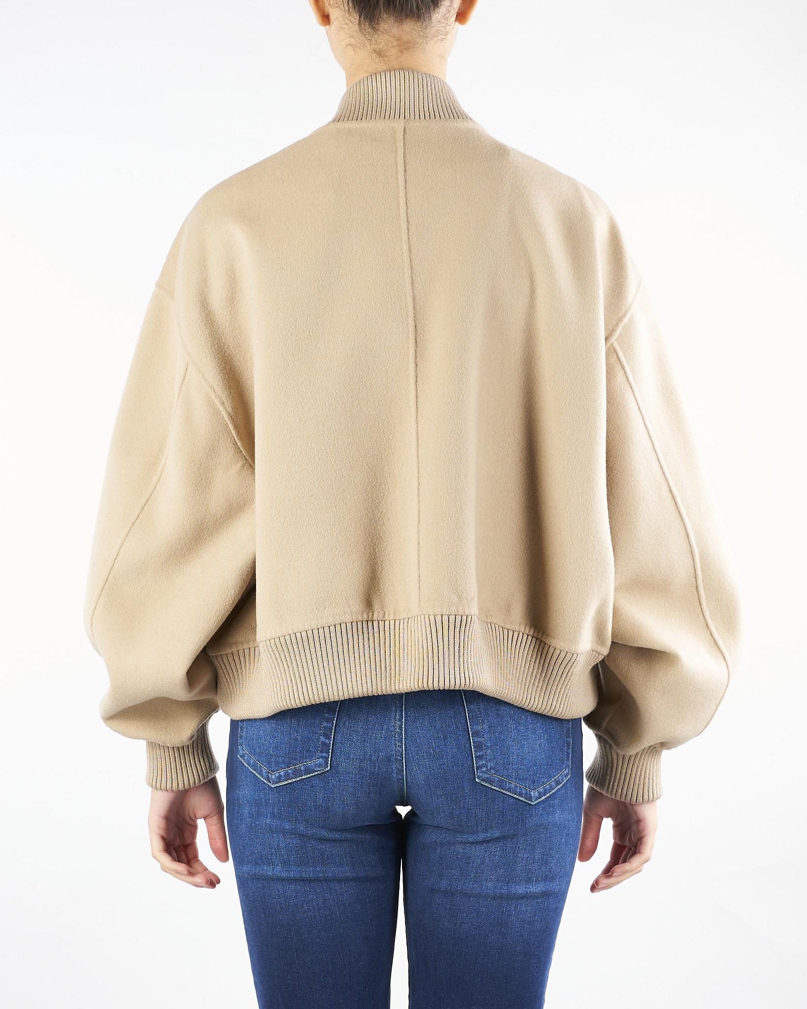 Bomber Beige in mista lana ZELANTE 63 MAX MARA WEEKEND 