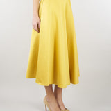 Gonna Sun in duchesse con logo gioiello GO15661E2 EV4 ELISABETTA FRANCHI 