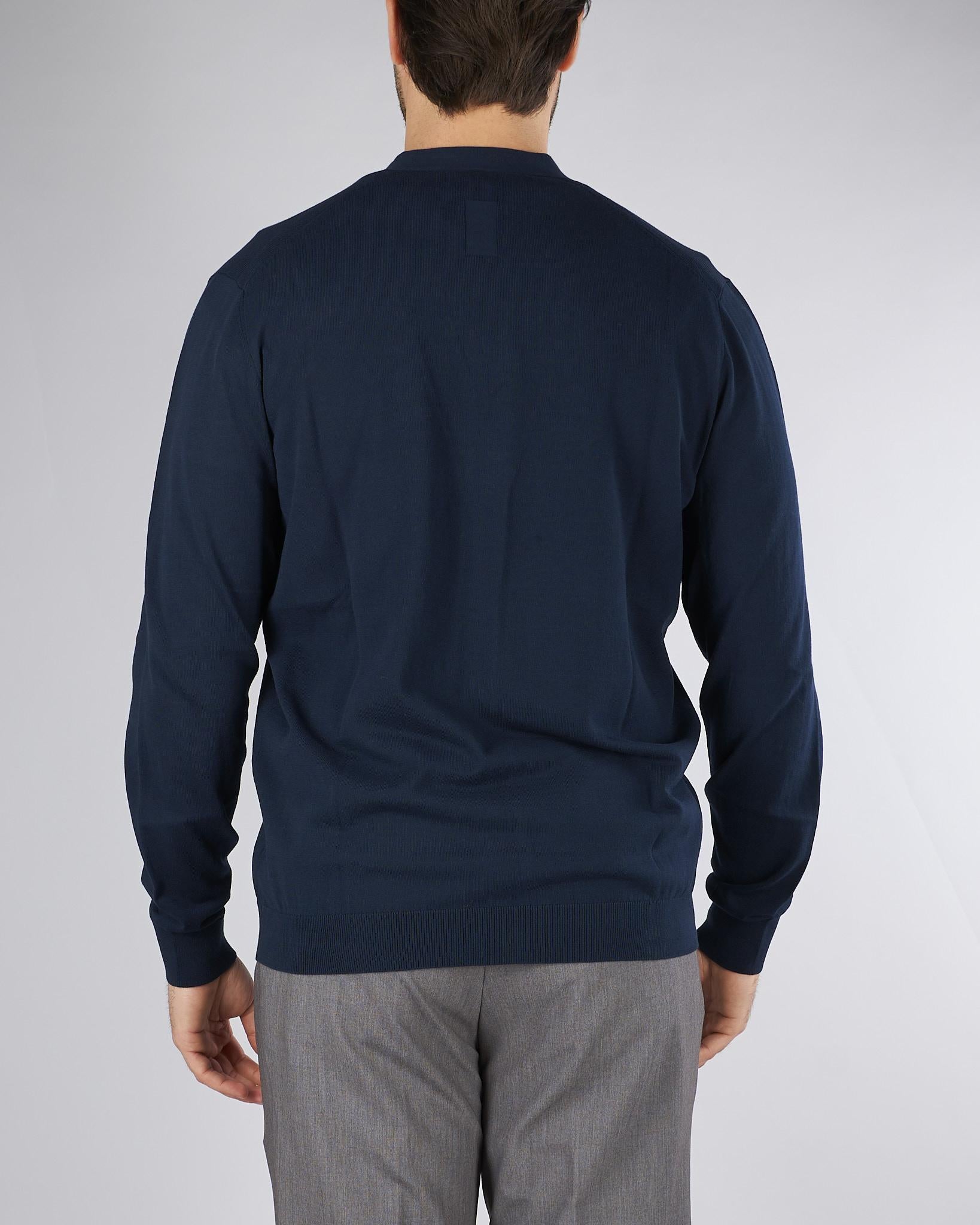 Cardigan Blu in puro cotone DK17002 89 DIKTAT 