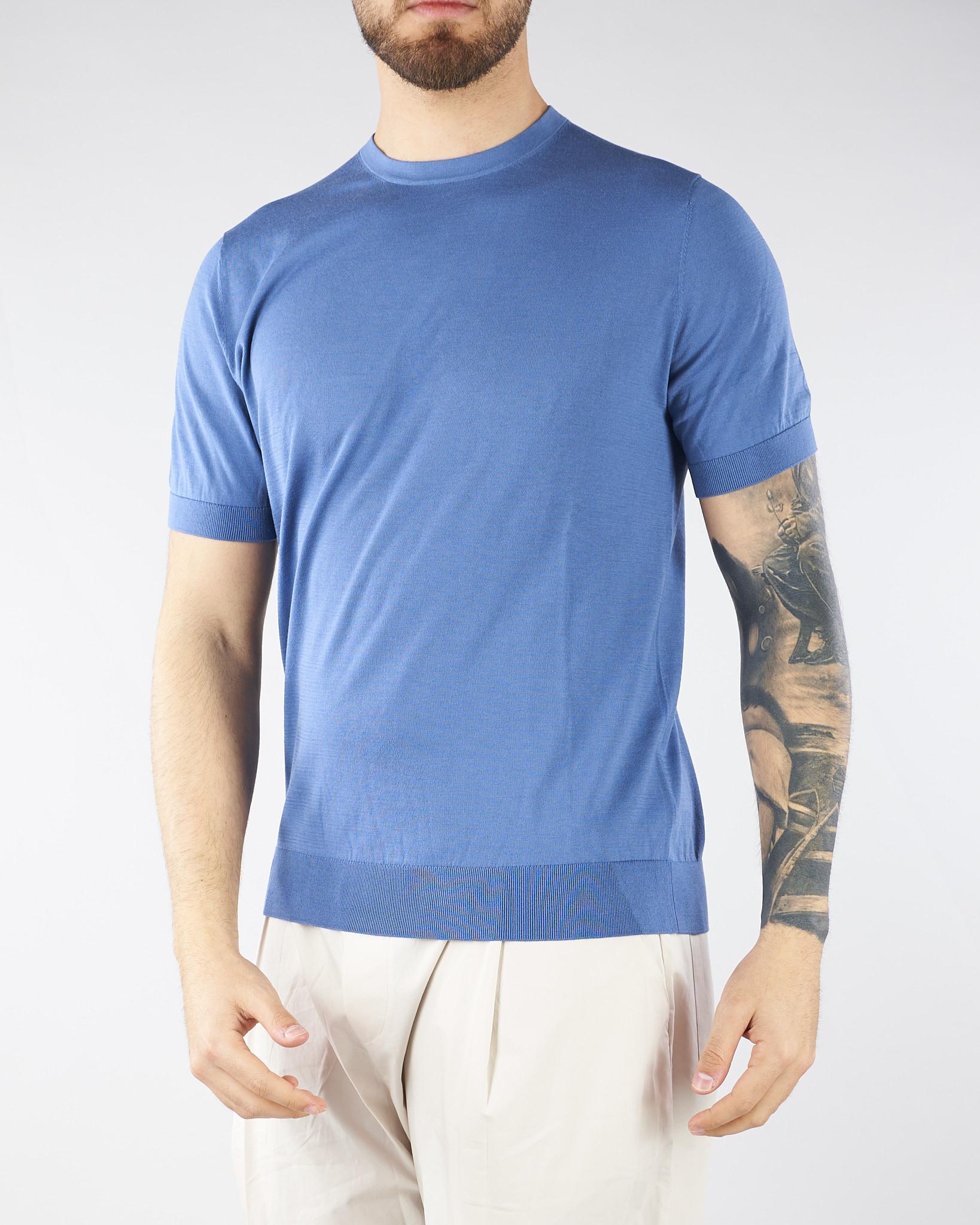 Maglia Indaco in cotone ultrafine DK17036 45 DIKTAT 