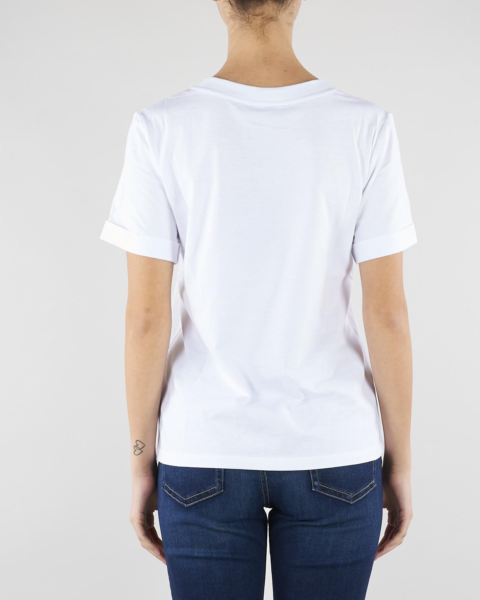 T-shirt Damas Bianco in cotone con logo DAMAS 1 NENETTE 