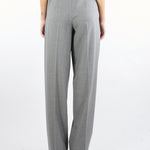 Pantalone Grigio in saglia di lana ENTRATA 10 MAX MARA STUDIO 