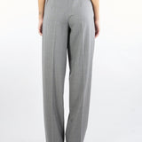 Pantalone Grigio in saglia di lana ENTRATA 10 MAX MARA STUDIO 