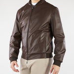 Giubbotto Moro in vera pelle reversibilie 27L5W32720175 30 CORNELIANI 