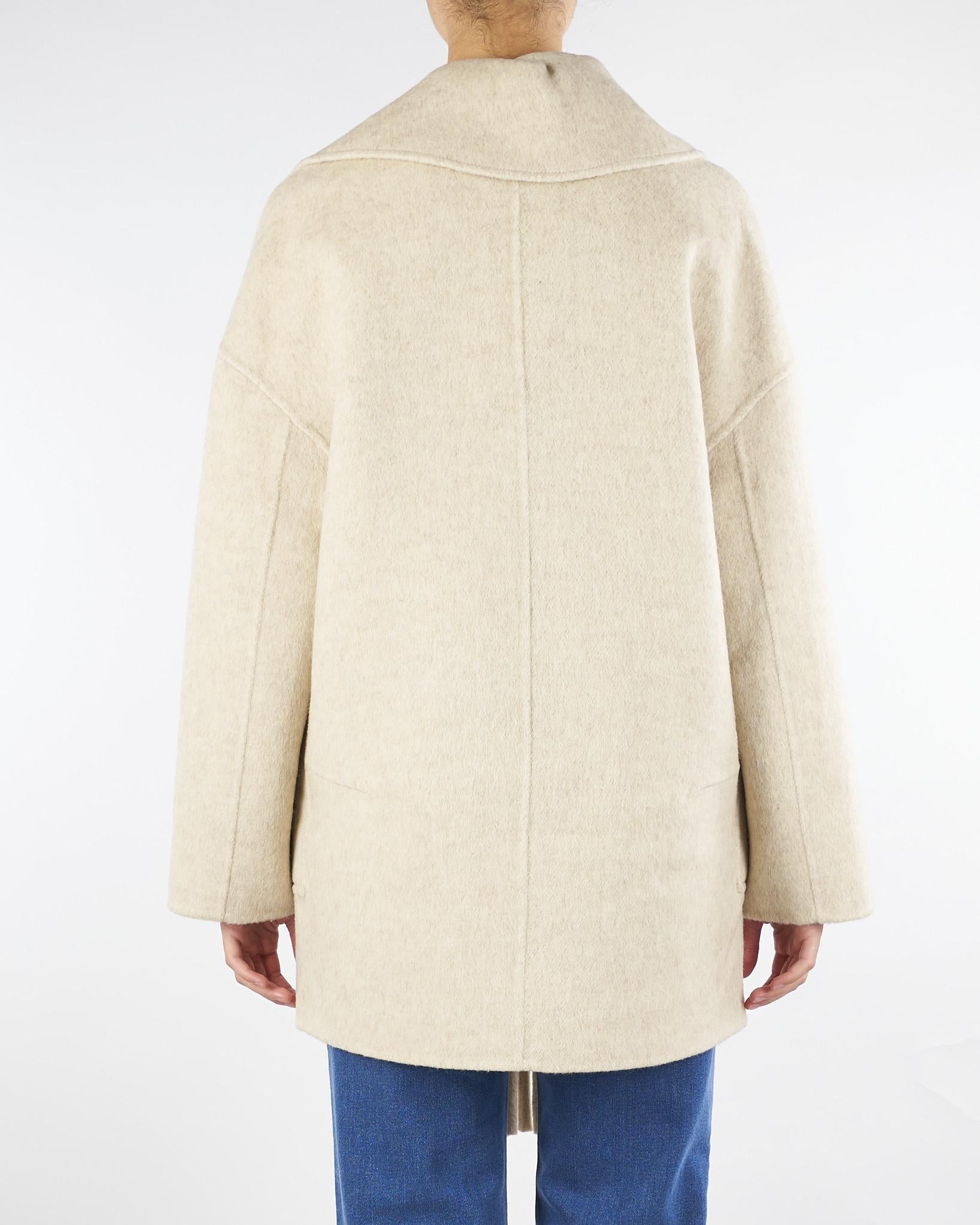 Cappotto Naturale con collo sciarpa TF0025 107 VICOLO 