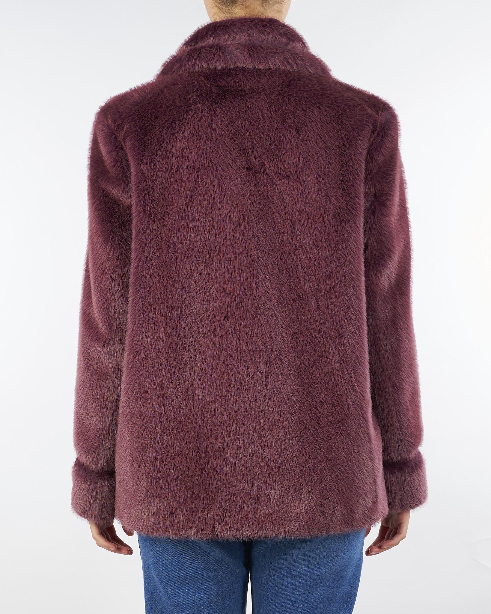 Pelliccia corta Bordeaux TT2154 12635 TWIN SET 