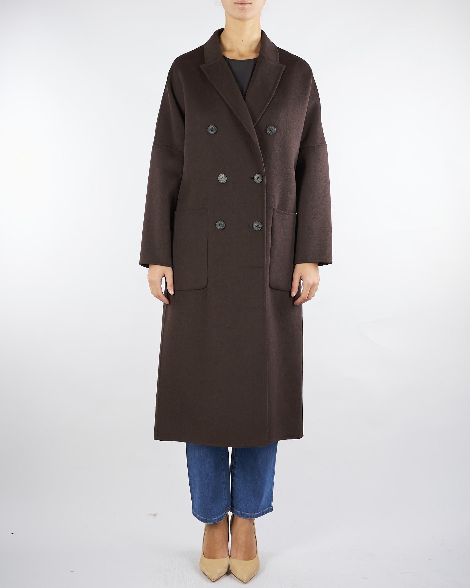 Cappotto Moro Doppiopetto Basic Lungo TF0001 69 VICOLO 