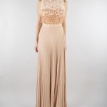 Abito Carne-Burro Red Carpet in tulle e jersey lurex ABR4462E2 X81 ELISABETTA FRANCHI 