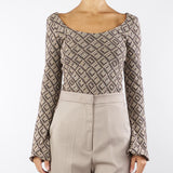 Body jacquard Marrone-Beige BHBO001 80 BOHEMIAN VI 