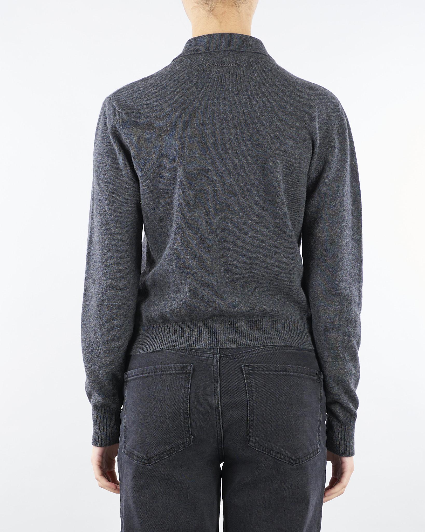 Cardigan Antracite con cristalli D47EN008EO9 MF677 ERMANNO BY ERMANNO SCERVINO 